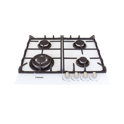 Газова варильна поверхня Fabiano FHG 10-44 VGH-T White Glass