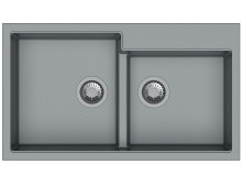 Кухонна мийка Fabiano Navio 86x50x2 Grey Metallic