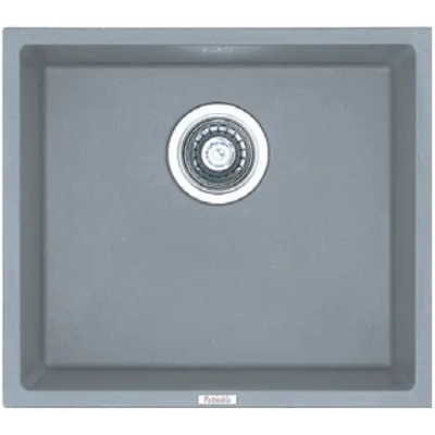 Кухонна мийка Fabiano Quadro 45x40 Grey Metallic