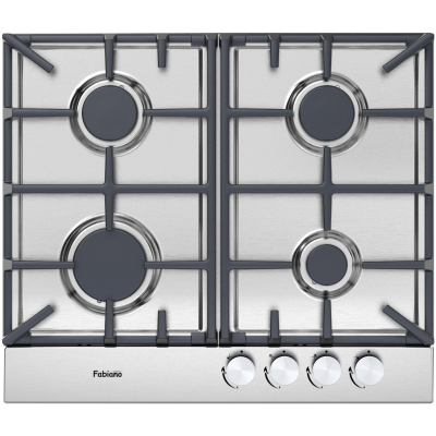 Газова варильна поверхня Fabiano FHG 3744 VGH Inox