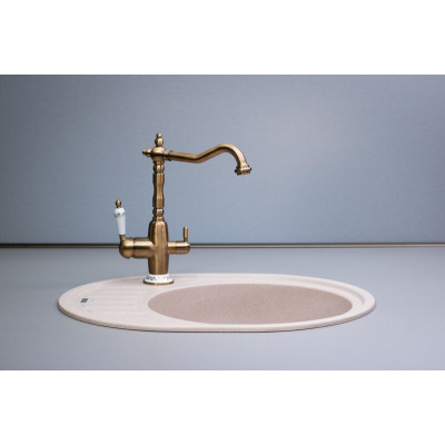 Смеситель кухонный Fabiano FKM 314 Brass Antique