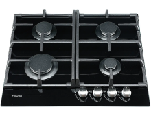 Газовая варочная поверхность Fabiano FHG 1244 VGH Black Glass