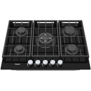 Газовая варочная поверхность Fabiano FHG 8255 VGHT Black Glass