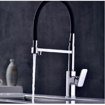 Смеситель кухонный Fabiano FKM 3119PX Black Steel
