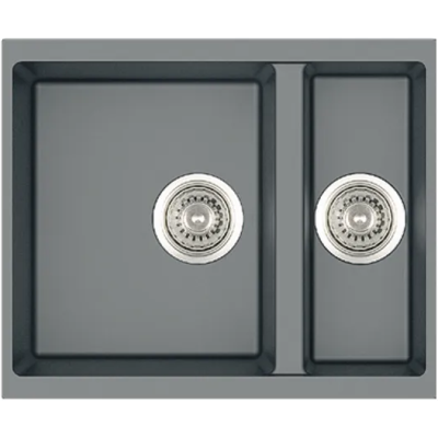 Кухонная мойка Fabiano Quadro 56x46x15 Titanium