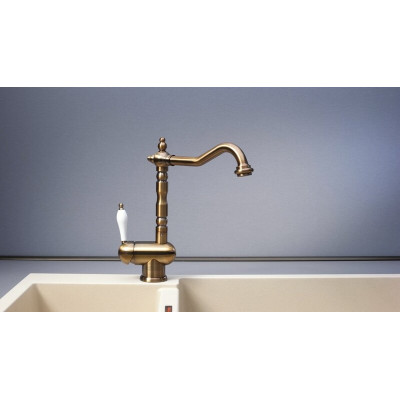Смеситель кухонный Fabiano FKM 37 Brass-Antique