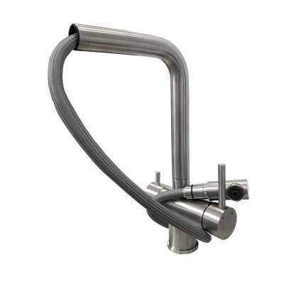 Смеситель кухонный Fabiano FKM 3116P SS Inox
