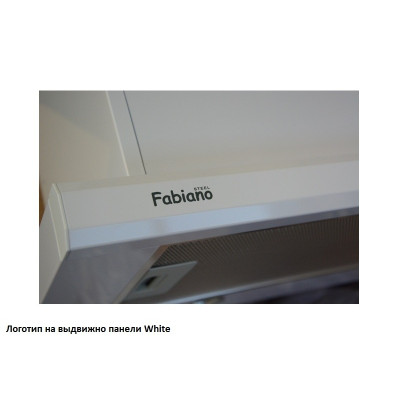 Вытяжка кухонная Fabiano Ecoslim 60 White