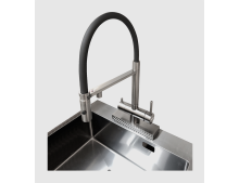 Смеситель кухонный Fabiano FKMC 3124 Inox (Cascad)