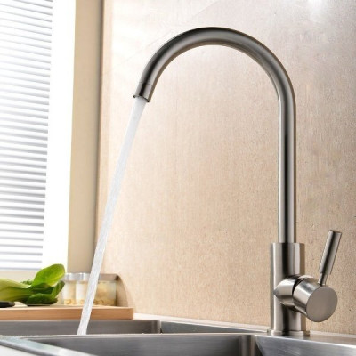 Смеситель кухонный Fabiano FKM 41 SS Inox