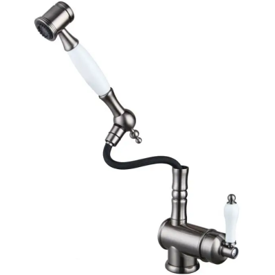 Смеситель кухонный Fabiano FKM 67P SS Inox Antique