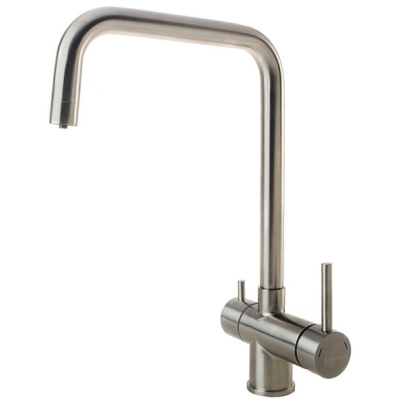 Смеситель кухонный Fabiano FKM 31.6 S/Steel Inox