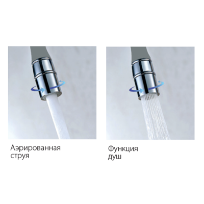 Смеситель кухонный Fabiano FKMS 60 Inox