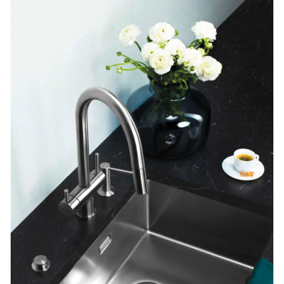 Смеситель кухонный Fabiano FKM 3118P SS Inox