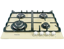 Газовая варочная поверхность Fabiano FHG 1044 VGHT Cream