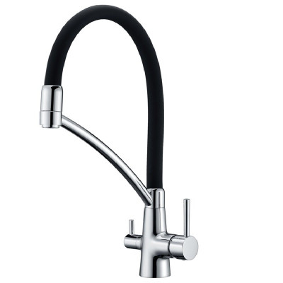 Смеситель кухонный Fabiano FKM 31.10 Chrome Black