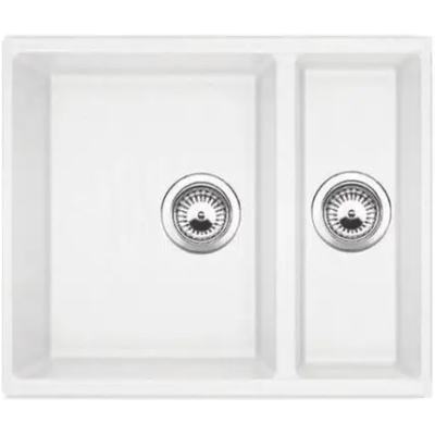 Кухонная мойка Fabiano Quadro 56x46x15 Alpine White