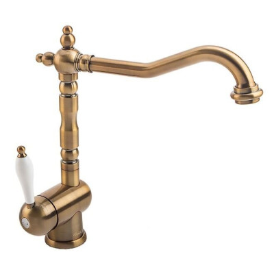 Смеситель кухонный Fabiano FKM 37 Brass-Antique