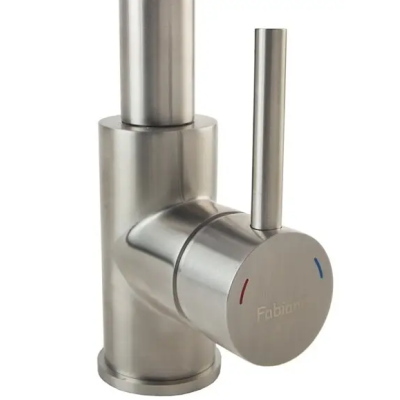Смеситель кухонный Fabiano FKM 43C S/Steel Inox