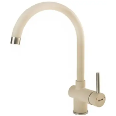 Смеситель кухонный Fabiano FKM 39 S/Steel Cream