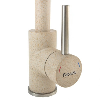 Смеситель кухонный Fabiano FKM-41 S/Steel Beige