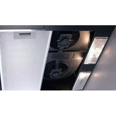 Вытяжка кухонная Fabiano Slim 60 Lux Black Glass