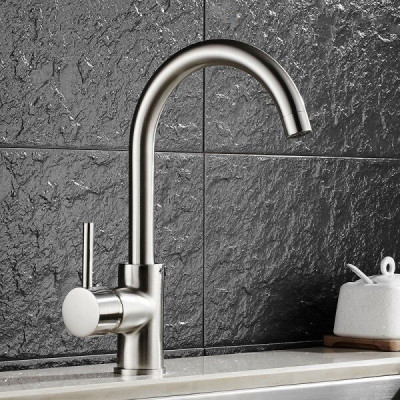Смеситель кухонный Fabiano FKM 41 SS Inox