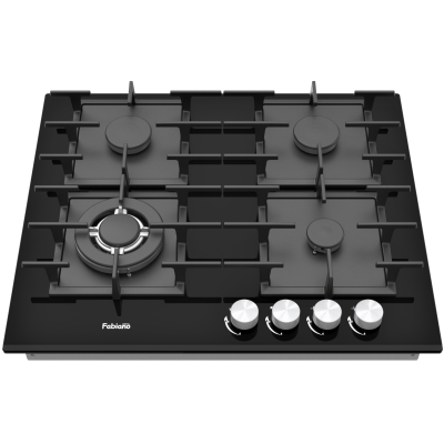 Газова варильна поверхня Fabiano FHG 1444 VGHT2 Black Glass
