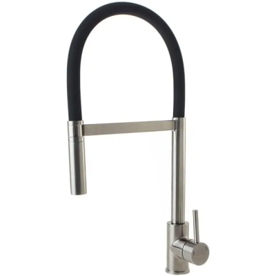 Смеситель кухонный Fabiano FKM 43C S/Steel Inox