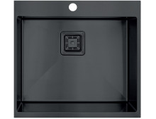 Кухонна мийка Fabiano TOP 49 Nano Graphite (49x51) 1,20 мм