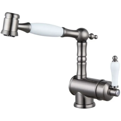 Смеситель кухонный Fabiano FKM 67P SS Inox Antique