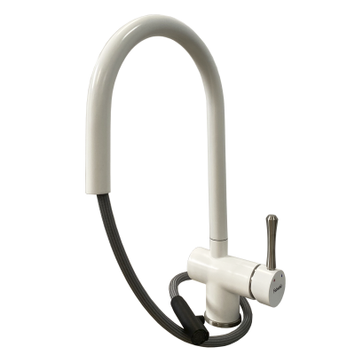 Смеситель кухонный Fabiano FKM 47P SS Alpine White