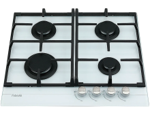 Газовая варочная поверхность Fabiano FHG 1244 VGH White Glass