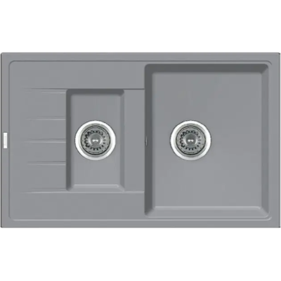 Кухонна мийка Fabiano Classic 78x50x15 Grey Metallic