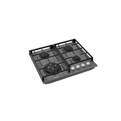 Газовая варочная поверхность Fabiano FHG 8244 VGHT Titanium Glass