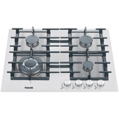 Газова варильна поверхня Fabiano FHG 1444 VGHT White Glass