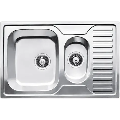 Кухонная мойка Fabiano BR780x500x15 брашированная