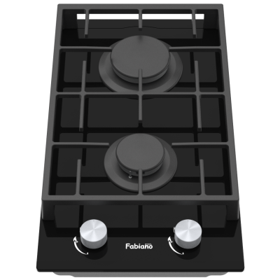 Газова варильна поверхня Fabiano FHG 862 VGH Black Glass