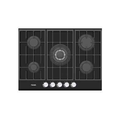 Газовая варочная поверхность Fabiano FHG 8255 VGHT Black Glass