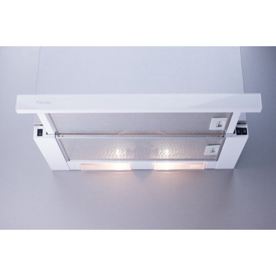 Вытяжка кухонная Fabiano Slim 60 Lux White Glass