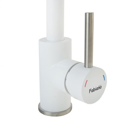 Смеситель кухонный Fabiano FKM 41 SS Alpine White