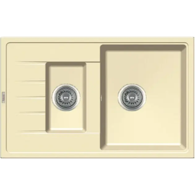 Кухонная мойка Fabiano Classic 78x50x15 Cream
