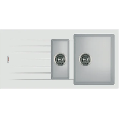 Кухонна мийка Fabiano Classic 100x50x15 Alpine White