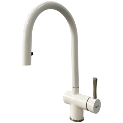 Смеситель кухонный Fabiano FKM 47P SS Alpine White