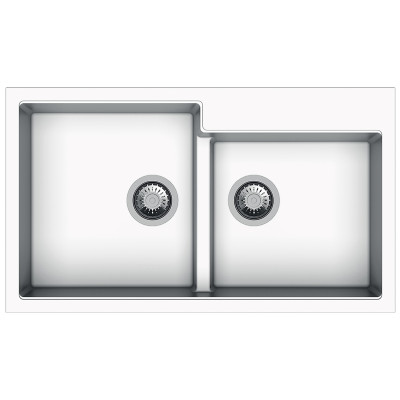 Кухонная мойка Fabiano Navio 86x50x2 Alpine White