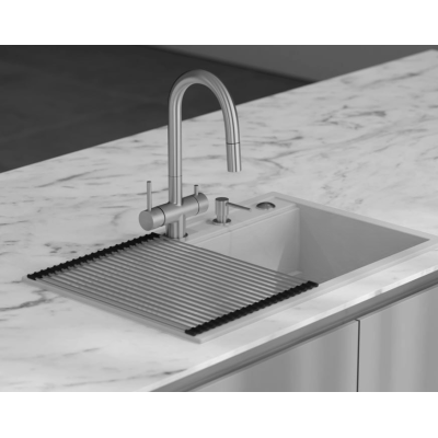 Смеситель кухонный Fabiano FKM 3118P SS Inox