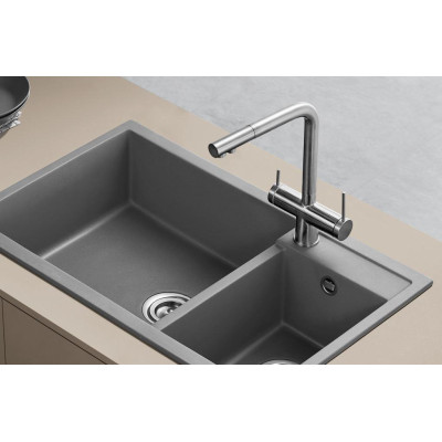 Смеситель кухонный Fabiano FKM 3140 SS Inox