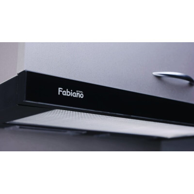 Вытяжка кухонная Fabiano Slim 60 Lux Black Glass