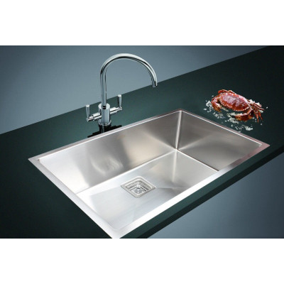 Кухонна мийка Fabiano Quadro 68 R10 (680x440) 1,20 мм