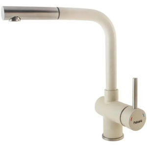 Смеситель кухонный Fabiano FKM 46P S/Steel Cream